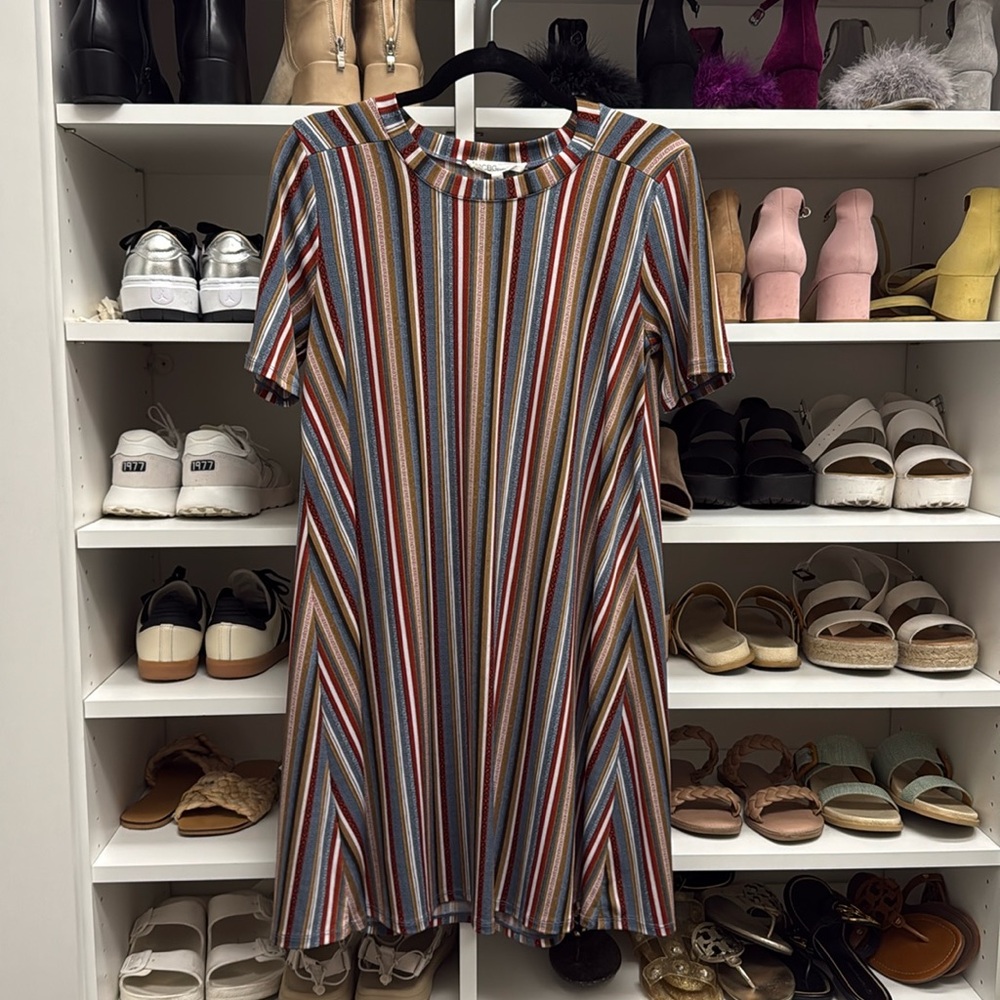 BCBG generation Striped Dress